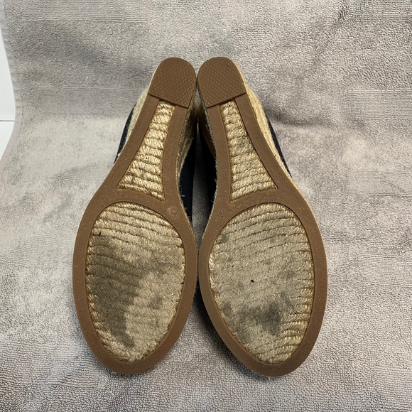 J.Crew Factory Navy Espadrille Wedges 8 - Picture 8 of 8